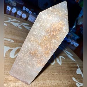 Sugar Pink Amethyst Crystal Tower (T56)